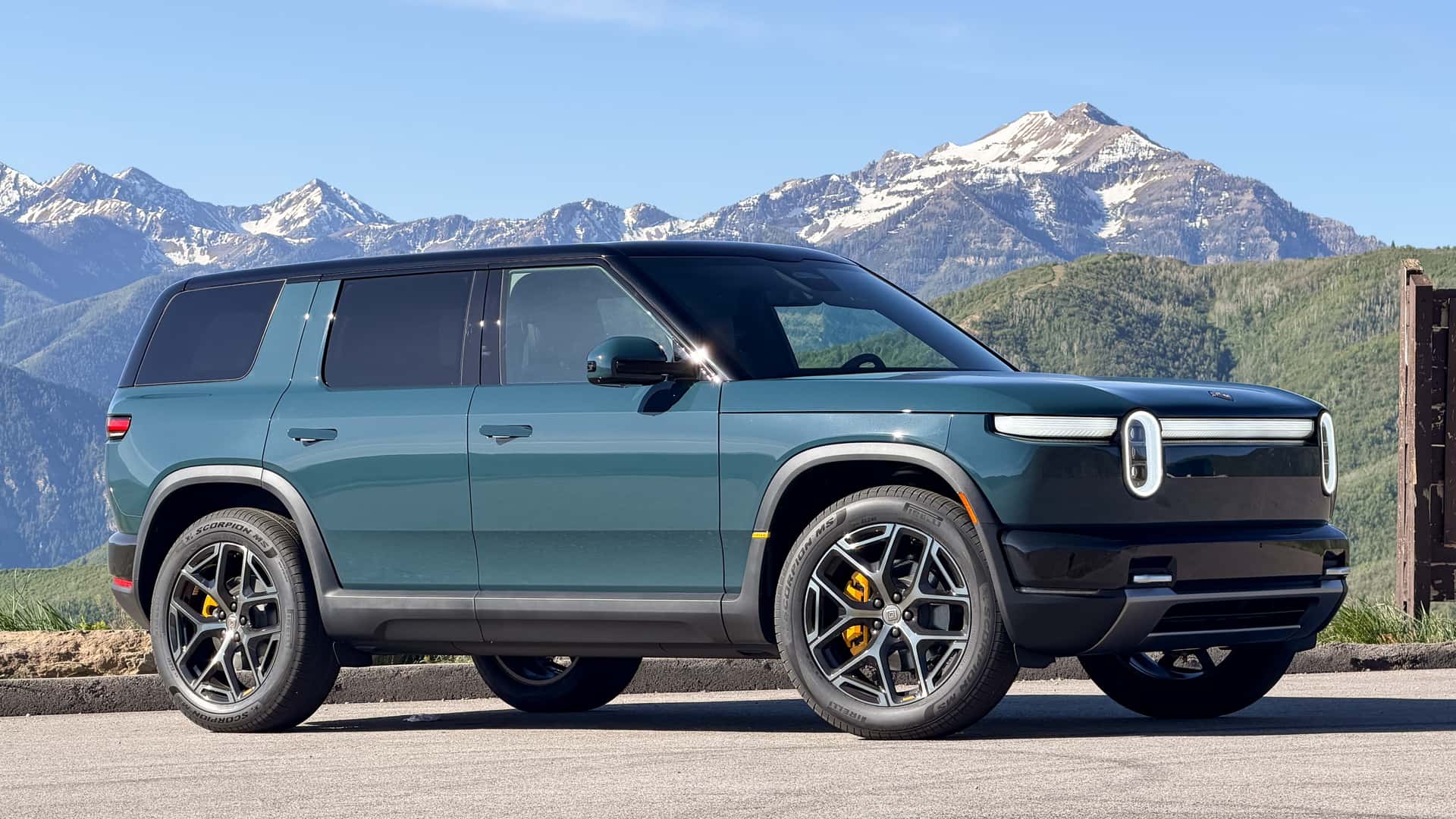 The Rivian R2 Drifts Like a BMW M3 — Then Blows a Tire on the Track