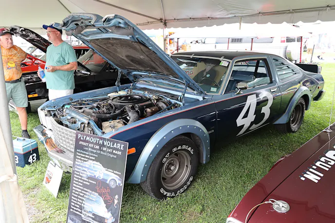 A celebration of Mopar’s “Adult Toys” and 50 years of the star-crossed F-bodies (Dodge Aspen and Plymouth Volare) had vehicles on display you’re not likely to see anywhere else.